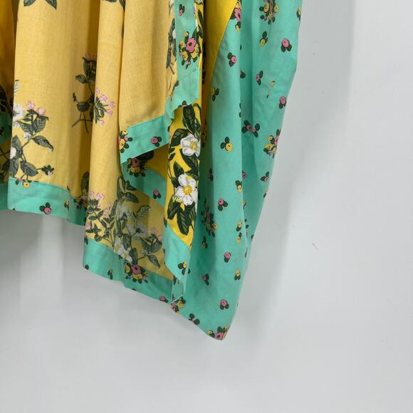 Matilda Jane Floral Open Front Kimono Cardigan Yellow Oversized Size XS / Small - Picture 3 of 6